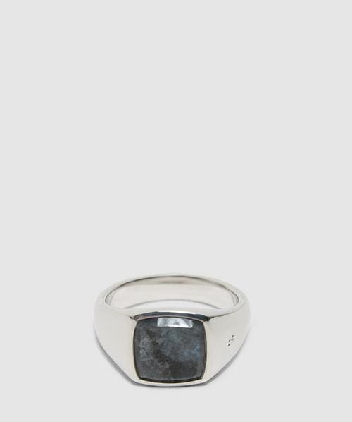 Tom Wood Polished onyx kay ring | BLACK ONYX | SEVENSTORE
