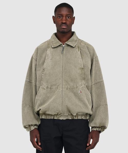 と*助様 roa canvas cotton Jacket ROA Ash canvas jacket | SAGE GREEN | SEVENSTORE
