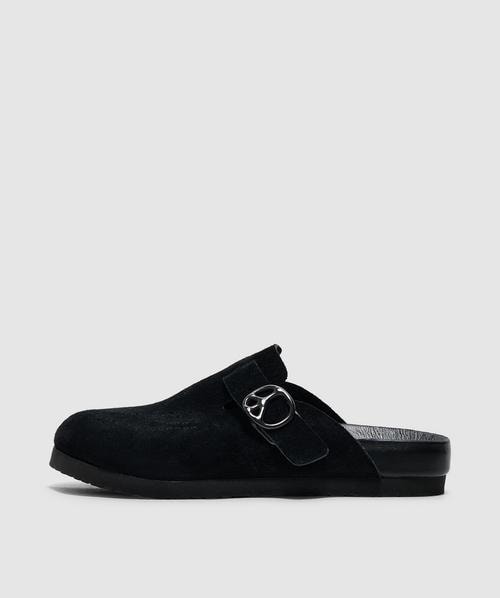 Needles Suede clog sandal | BLACK | SEVENSTORE