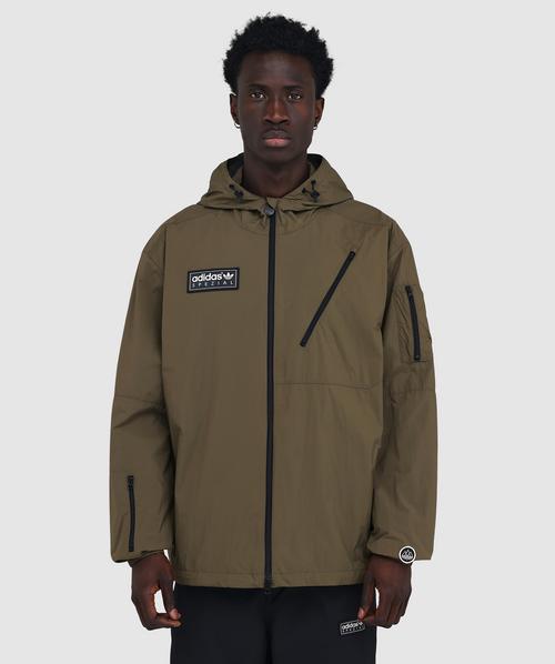adidas SPZL Buckstead SPZL parka jacket | TRACE OLIVE | SEVENSTORE