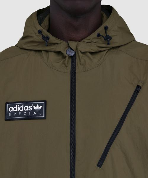 adidas SPZL Buckstead SPZL parka jacket | TRACE OLIVE | SEVENSTORE
