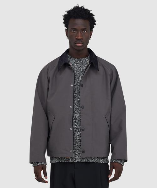 BARBOUR × SALON REVERSIBLE TRANSPORT 36 Barbour Reversible transporter casual jacket | ASPHALT GREY