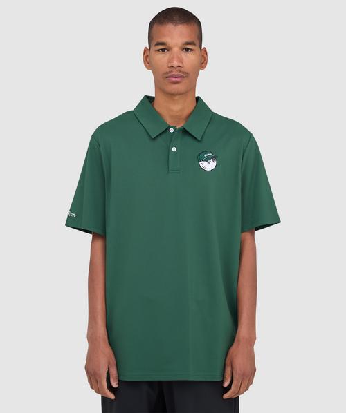 Malbon Golf Performance zip polo shirt | EDEN | SEVENSTORE