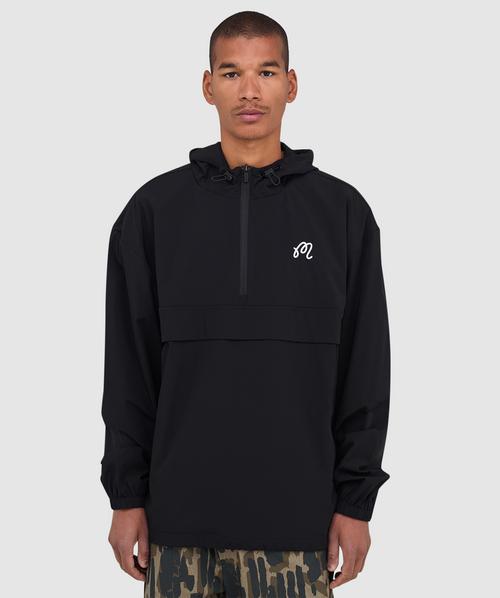Malbon Golf Performance crew popover sweater | BLACK | SEVENSTORE