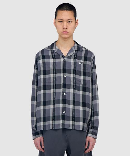 Human Made Wool check shirt jacket | BLACK | SEVENSTORE