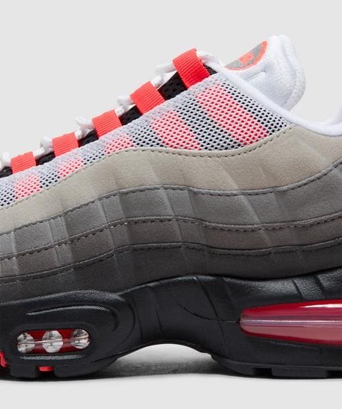 Nike Air max 95 'Solar Red' sneaker | BLACK/SOLAR RED-MEDIUM
