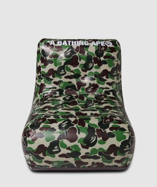 座椅子 A BATHING APE ABC CAMO INFLATABLE CHAIR BAPE - A Bathing Ape ABC camo inflatable chair | GREEN | SEVENSTORE