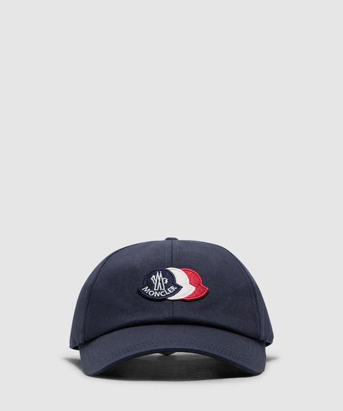 Moncler Tri logo baseball cap | NAVY | SEVENSTORE