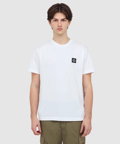 Stone Island 60/2 cotton jersey t-shirt | WHITE | SEVENSTORE