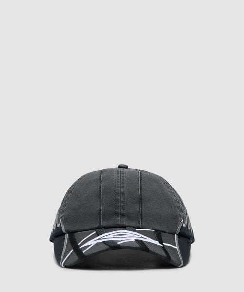 umbro x SLAM JAM アンブロ スラムジャム 25AW 別注 Goalkeeper Cap ゴールキーパーキャップ UBMW234FA19 ONE SIZE Dark Grey 6パネル 帽子【中古】【umbro × SLAM JAM】 UMBRO - umbro x SLAM JAM アンブロ スラムジャム 25AW 別注