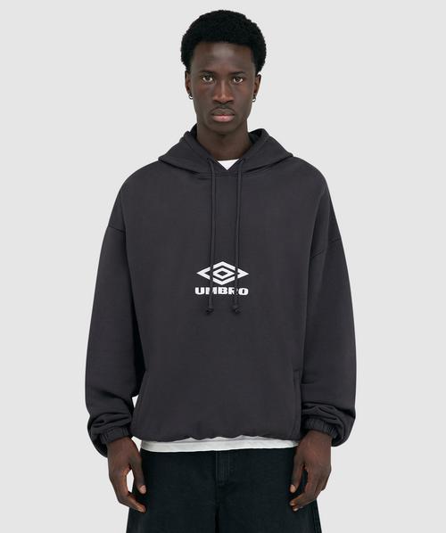 Umbro x Slam Jam OG logo long sleeve t-shirt | WASHED BLACK/WHITE