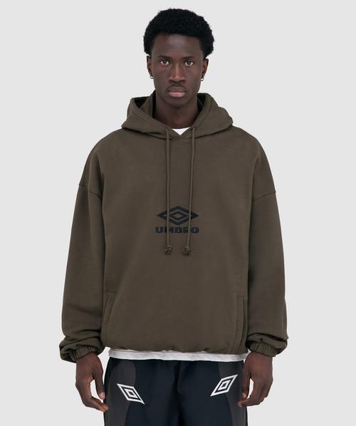 Umbro x Slam Jam OG logo mask hoodie | DARK OLIVE | SEVENSTORE