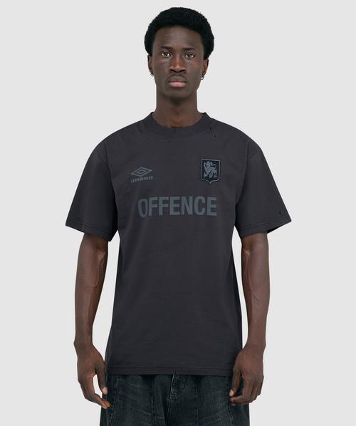 Umbro x Slam Jam OG logo long sleeve t-shirt | WASHED BLACK/WHITE