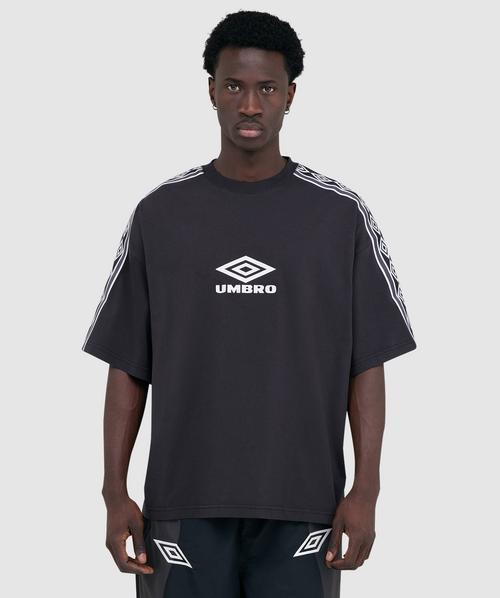 Umbro x Slam Jam OG logo long sleeve t-shirt | WASHED BLACK/WHITE