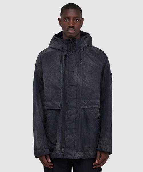 【値下げ】STONE GHOST2022モデル zip jacket Stone Island Ghost wool fleece zipped track jacket | BLACK