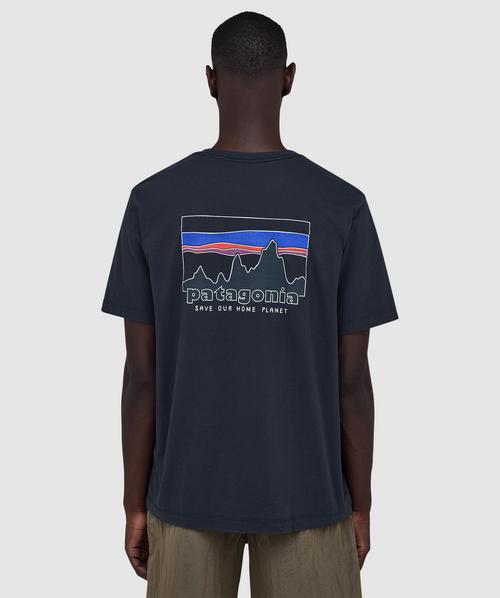 Patagonia Midweight '95 oval logo t-shirt | BLACK | SEVENSTORE