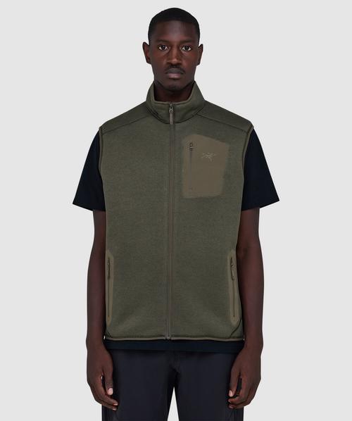 digne cut off gilet グレー　(d.gray) digne cut off gilet グレー (d.gray) Technical Zip Gilet in Cream