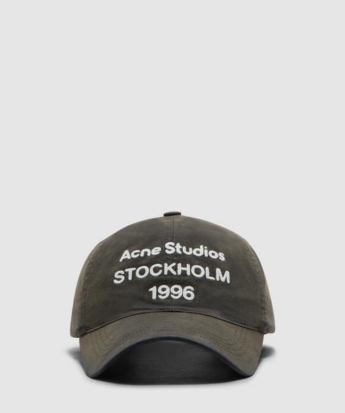 Acne Studios Carliy 1996 cap | FADED BLACK | SEVENSTORE
