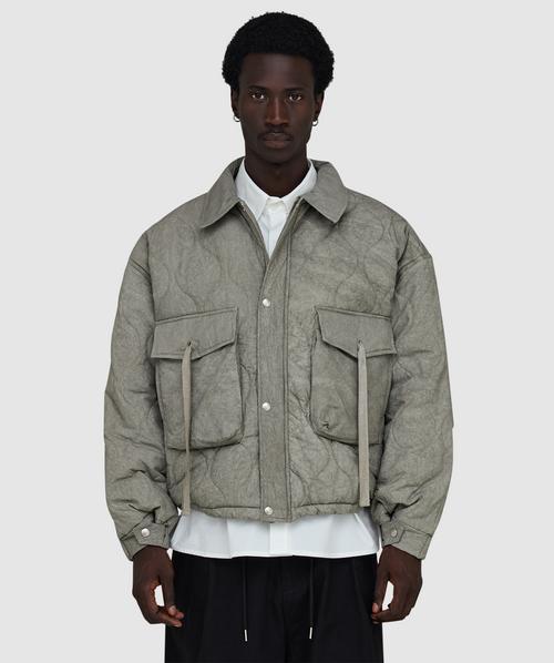 Estudio Niksen Quilted pocket jacket | GREY | SEVENSTORE