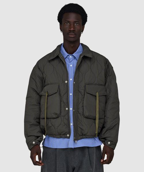 Estudio Niksen Quilted pocket jacket | CHECKERED | SEVENSTORE