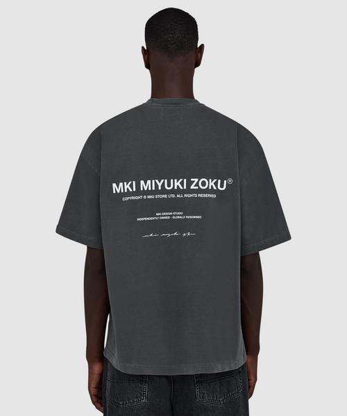 MKI MIYUKI ZOKU Hibiscus t-shirt | BLACK | SEVENSTORE