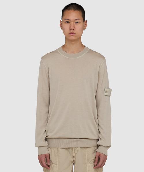Stone Island Organic cotton waffle fleece sweatshirt | DESERT