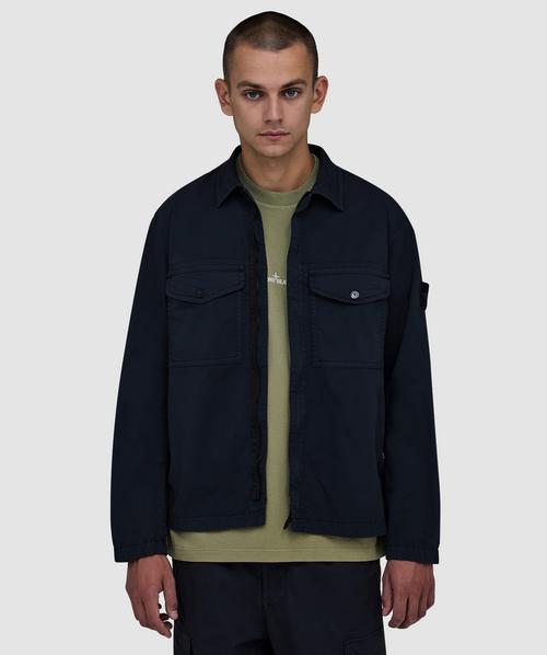 Stone Island Ghost wool crewneck sweatshirt | NAVY BLUE | SEVENSTORE