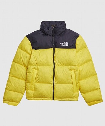 the north face nuptse 1996 jacket yellow