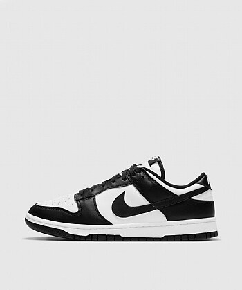 Dunk low retro 'panda' sneaker