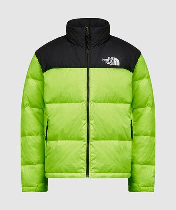 The North Face 1996 Retro Nuptse Jacket (Safety Green/TNF Black - L)