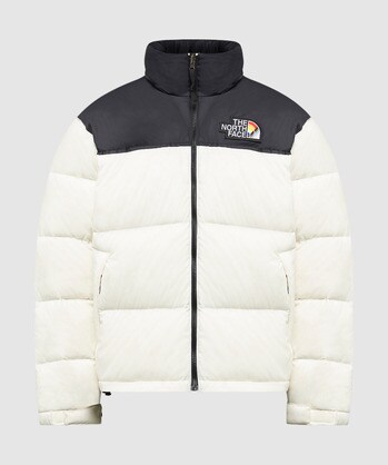 the north face nuptse 700 white